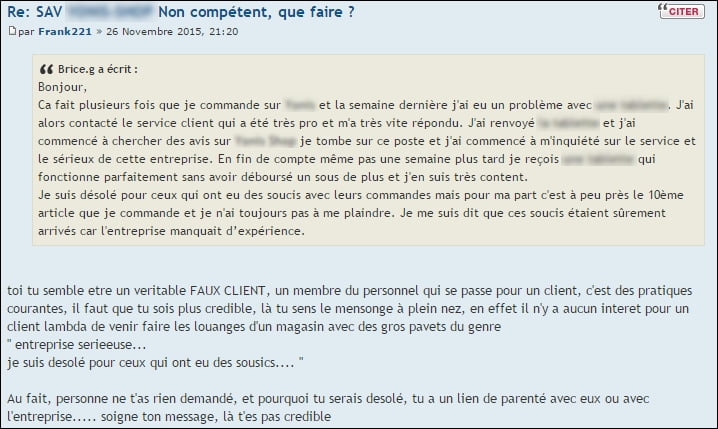 exemple de faux avis 