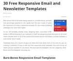 template email gratuits
