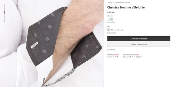 éléments d'une fiche produit