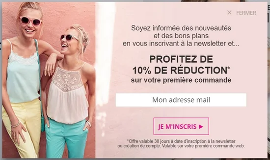 promotion abonnes newsletter