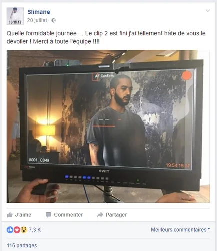 Teasing sur facebook