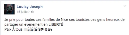 louisy joseph après le 14 juillet 2016